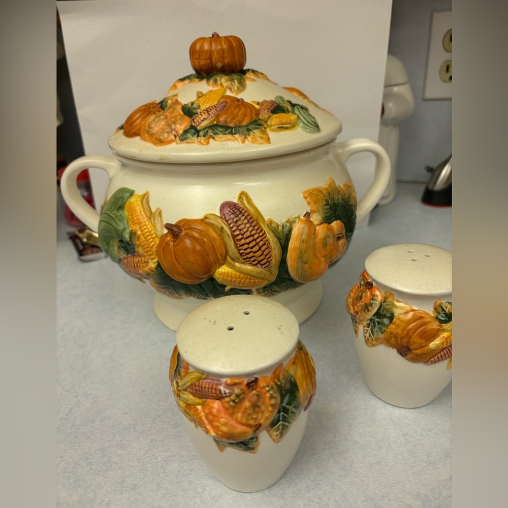 Harvest Picture and Mug set soup turin